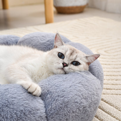 Aalklia Cat Bed Fluffy grey