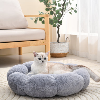 Aalklia Cat Bed Fluffy grey