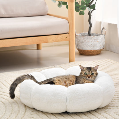 Aalklia Cat Bed Fluffy white