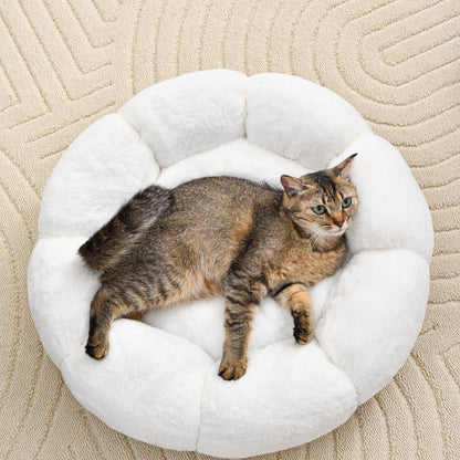 Aalklia Cat Bed Fluffy white