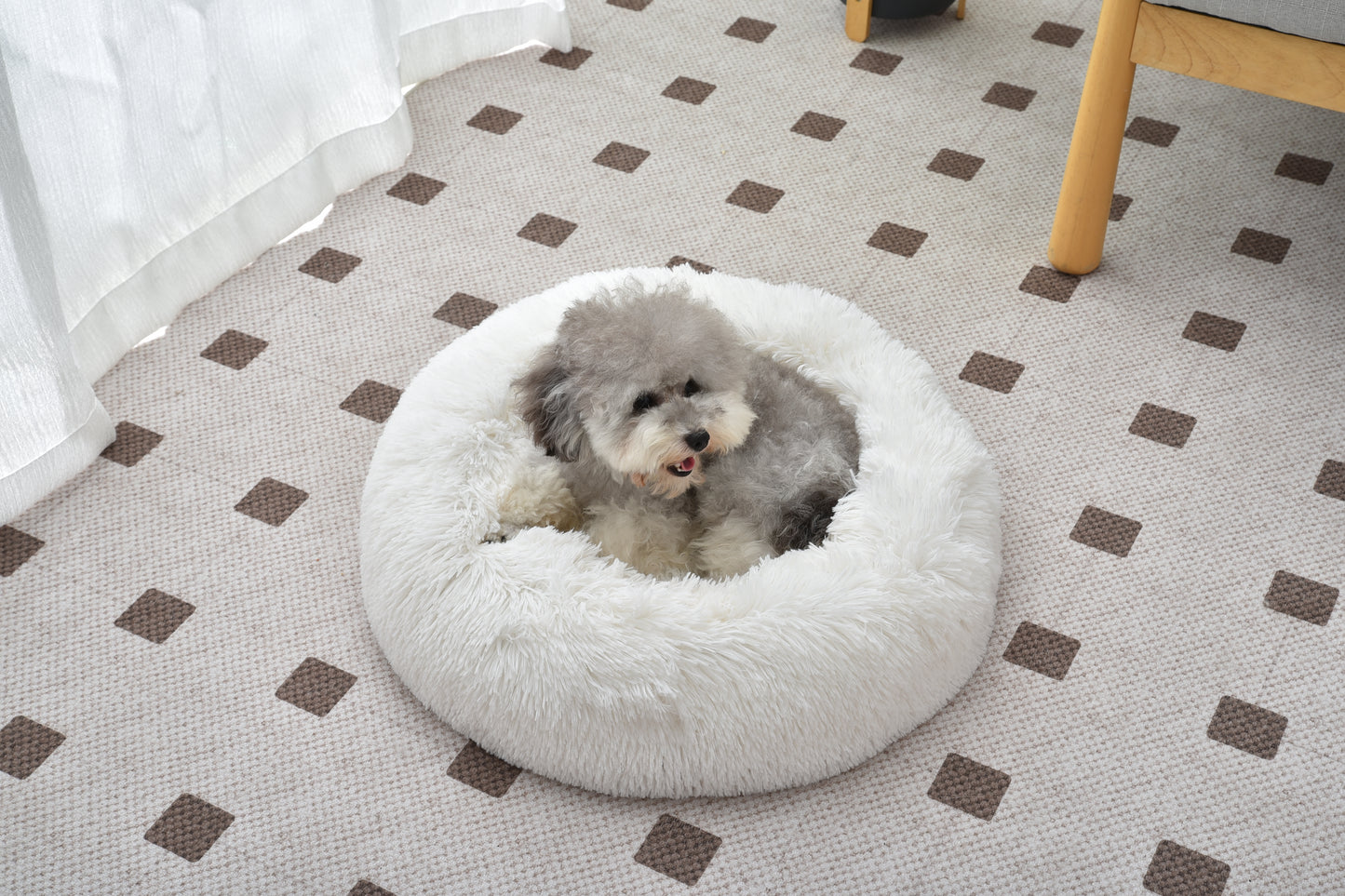 Aalklia Dog Bed white